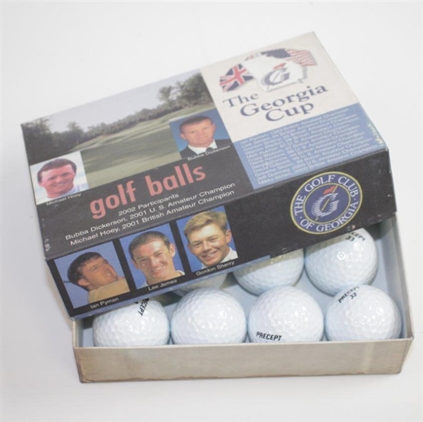 Twelve Precept Golf Balls from 2002 The Georgia Cup in Box