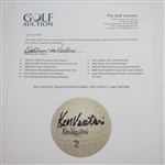 Ken Venturi's Personal Signed 'Ken Venturi' Classic Logo Golf Ball JSA ALOA