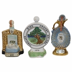 1972, 1974, & 1979 Bing Crosby National Pro-Am Ltd Ed Decanters