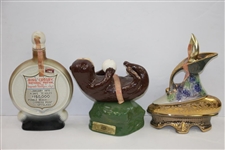 1970, 1978, & 1982 Bing Crosby National Pro-Am Ltd Ed Decanters