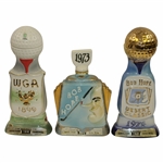 1971 Western Open, 1973 & 1974 Bob Hope Desert Classic Ltd Ed Decanters