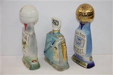 1971 Western Open, 1973 & 1974 Bob Hope Desert Classic Ltd Ed Decanters