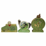 1972, 1974, & 1977 Greater Greensboro Open Ltd Ed Decanters