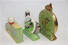 1972, 1974, & 1977 Greater Greensboro Open Ltd Ed Decanters