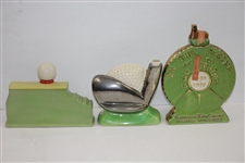 1972, 1974, & 1977 Greater Greensboro Open Ltd Ed Decanters