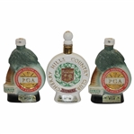 1972 Cherry Hills & Two 1971 PGA Championship at PGA National Ltd Ed Decanters