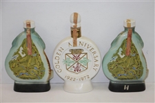 1972 Cherry Hills & Two 1971 PGA Championship at PGA National Ltd Ed Decanters