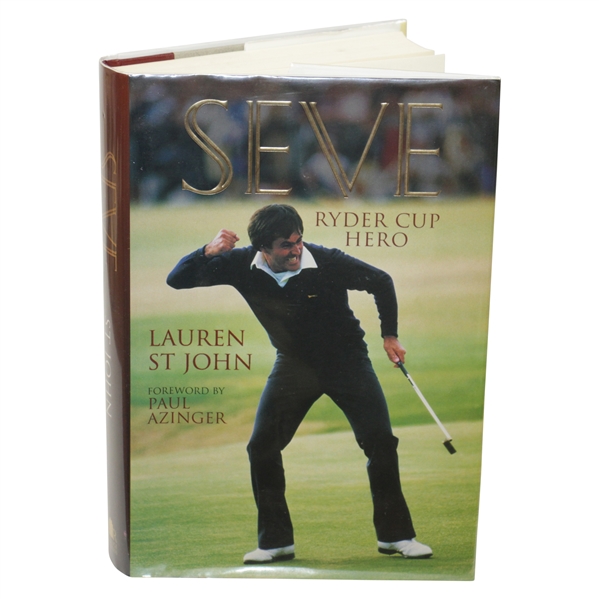 Seve Ballesteros Signed Seve Ryder Cup Hero Book by Lauren St. John JSA ALOA