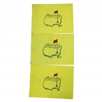 Three Masters Undated Embroidered Flags - Produced in Different Years
