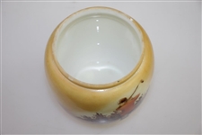 Circa 1910 Large Milk Glass Tobacco Humidor Purported to be by The Handel Co.