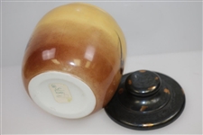 Circa 1910 Large Milk Glass Tobacco Humidor Purported to be by The Handel Co.