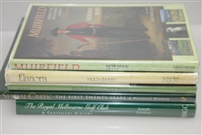 Royal Melbourne, Shoal Creek, East Lake CC, Elanora, & Muirfield Club History Books