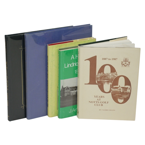 Notts Golf Club, Lindrick GC, Royal Aberdeen GC, Royal North Devon GC, & Wallasey GC Club History Books