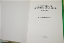 Notts Golf Club, Lindrick GC, Royal Aberdeen GC, Royal North Devon GC, & Wallasey GC Club History Books