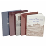 Hesketh GC, Ballater GC, Out of the Rough, Saunton GC, & Royal Porthcrawl Club History Books