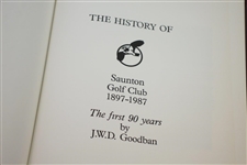 Hesketh GC, Ballater GC, Out of the Rough, Saunton GC, & Royal Porthcrawl Club History Books