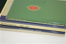 Monterrey Peninsula CC, Blackwood GC, Liberton GC, Prince's GC Sandwich, & Garden City GC Club History Books