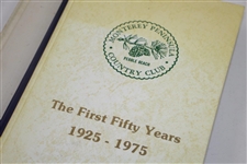Monterrey Peninsula CC, Blackwood GC, Liberton GC, Prince's GC Sandwich, & Garden City GC Club History Books
