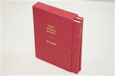200 Years 'The Crail Golfing Society' 1786-1936 & 1936-1986 Deluxe Books in Slipcover