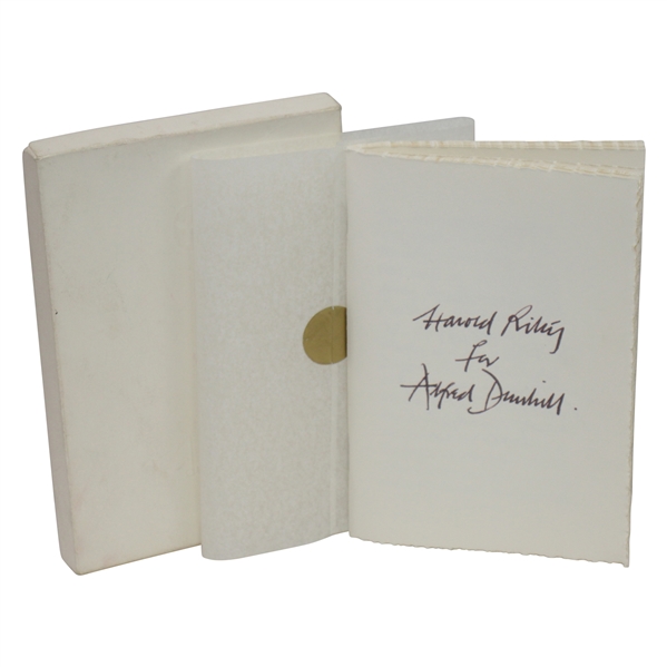 Harold Riley for Alfred Dunhill Sketch Book Signed by Harold Riley JSA ALOA