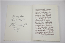 'Harold Riley for Alfred Dunhill' Sketch Book Signed by Harold Riley JSA ALOA
