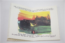 'Harold Riley for Alfred Dunhill' Sketch Book Signed by Harold Riley JSA ALOA