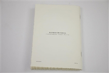 'Harold Riley for Alfred Dunhill' Sketch Book Signed by Harold Riley JSA ALOA