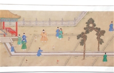 'Xuanzong at Play' Tapestry Presented to PGA of America from The Palace Museum in Beijing