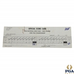 Jack Nicklaus Signed Official Used 1971 PGA Championship Thursday Scorecard - 9th of 18 Majors
