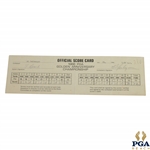 Al Geiberger Winners Official Used 1966 PGA Championship FINAL ROUND Scorecard & Photo  -JSA ALOA