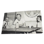 Al Geiberger Winners Official Used 1966 PGA Championship FINAL ROUND Scorecard & Photo  -JSA ALOA