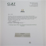 Al Geiberger Winners Official Used 1966 PGA Championship FINAL ROUND Scorecard & Photo  -JSA ALOA
