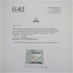 1963 PGA Championship at DAC Country Club - Jack Nicklaus Winner - Excellent Condition