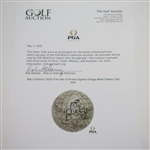 Mary Pickford 1920's Film Star & Riviera Signed Vintage Mesh Pattern Golf Ball JSA ALOA