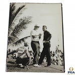 Jack Nicklaus & Arnold Palmer Original 1964 Canada Cup Photo