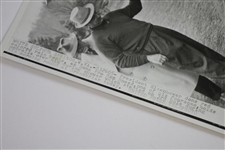 Sam Snead Holding Umbrella for President Dwight D. Eisenhower United Press Association Photo