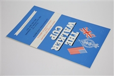 1975 The Walker Cup at The Old Course St. Andrews Official Program