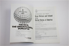 1975 The Walker Cup at The Old Course St. Andrews Official Program
