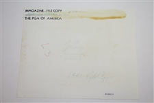 Bobby Jones Challenge Team vs PGA of America Ryder Cup Team Challenge Match Photo - 1941