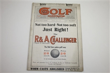Three Vintage 1914 Golf Illustrated Magazines - May 1st, June 5th, & June 12th
