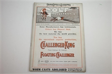 Three Vintage 1914 Golf Illustrated Magazines - March 20th, April 3rd, & April 10th 