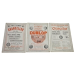 Three Vintage 1914 Golf Illustrated Magazines - March 20th, April 3rd, & April 10th 