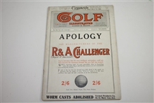 Three Vintage 1914 Golf Illustrated Magazines - May 29th, June 19th, & June 26th