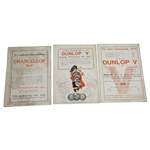 Three Vintage 1914 Golf Illustrated Magazines - May 29th, June 19th, & June 26th