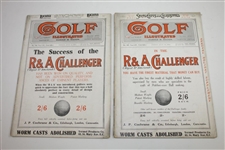 Six Vintage 1914 Golf Illustrated Magazines - July 3rd-10th-24th-31st, Aug. 21st , & Sept. 11th