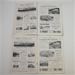 Six Vintage 1914 Golf Illustrated Magazines - July 3rd-10th-24th-31st, Aug. 21st , & Sept. 11th
