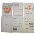 Six Vintage 1914 Golf Illustrated Magazines - July 3rd-10th-24th-31st, Aug. 21st , & Sept. 11th