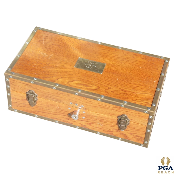 Official Ryder Cup Trophy Travelling Wood Box Used to Transport THE Ryder Cup