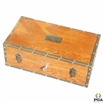 Official Ryder Cup Trophy Travelling Wood Box Used to Transport THE Ryder Cup