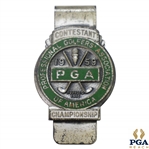 1959 PGA Championship at Minneapolis GC Contestant Badge - Bob Rosburg Winner